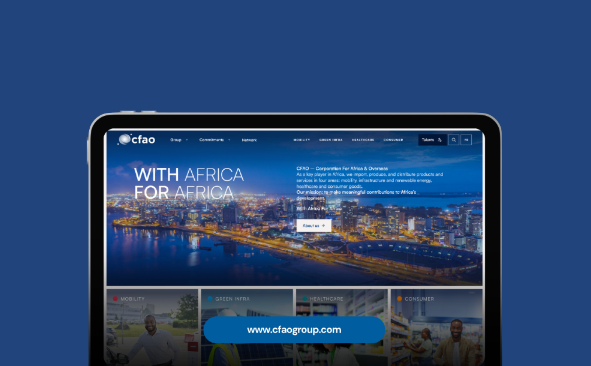 Le groupe CFAO dévoile son nouveau site web !